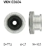 Jednosmerna spojnica alternatora SKF VKM 03604 IC-BDFA5D
