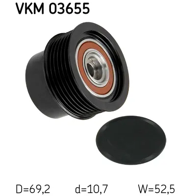 Jednosmerna spojnica alternatora SKF VKM 03655 IC-C399F3