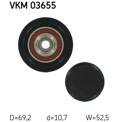 Jednosmerna spojnica alternatora SKF VKM 03655 IC-C399F3