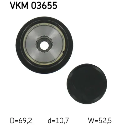 Jednosmerna spojnica alternatora SKF VKM 03655 IC-C399F3