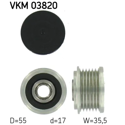 Jednosmerna spojnica alternatora SKF VKM 03820 IC-BDFA69