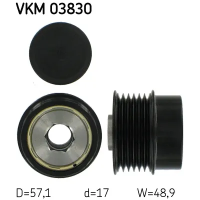 Jednosmerna spojnica alternatora SKF VKM 03830 IC-BDFA72