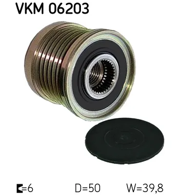 Jednosmerna spojnica alternatora SKF VKM 06203 IC-C39A85