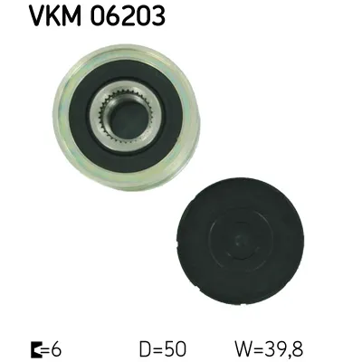 Jednosmerna spojnica alternatora SKF VKM 06203 IC-C39A85