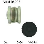 Jednosmerna spojnica alternatora SKF VKM 06203 IC-C39A85