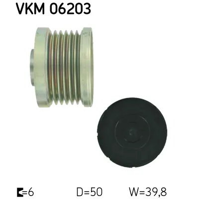Jednosmerna spojnica alternatora SKF VKM 06203 IC-C39A85