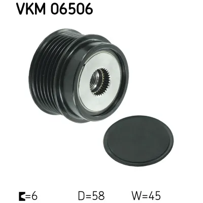 Jednosmerna spojnica alternatora SKF VKM 06506 IC-D20906