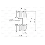 Jednosmerna spojnica alternatora VALEO VAL588015 IC-D1E976