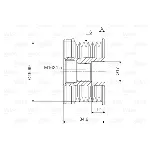 Jednosmerna spojnica alternatora VALEO VAL588018 IC-D1E979