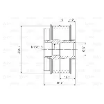 Jednosmerna spojnica alternatora VALEO VAL588021 IC-D1E97C