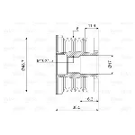 Jednosmerna spojnica alternatora VALEO VAL588029 IC-D1E984