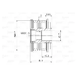 Jednosmerna spojnica alternatora VALEO VAL588030 IC-D1E985