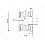 Jednosmerna spojnica alternatora VALEO VAL588040 IC-D1E924