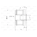 Jednosmerna spojnica alternatora VALEO VAL588047 IC-D1E92B
