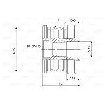 Jednosmerna spojnica alternatora VALEO VAL588048 IC-D1E92C