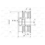 Jednosmerna spojnica alternatora VALEO VAL588051 IC-D1E92F