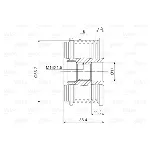 Jednosmerna spojnica alternatora VALEO VAL588059 IC-D1E937