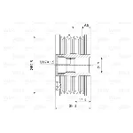 Jednosmerna spojnica alternatora VALEO VAL588069 IC-D1E941