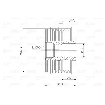 Jednosmerna spojnica alternatora VALEO VAL588087 IC-D1E953
