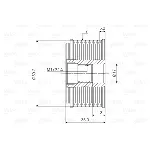 Jednosmerna spojnica alternatora VALEO VAL588088 IC-D1E954
