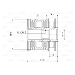 Jednosmerna spojnica alternatora VALEO VAL588093 IC-D1E959