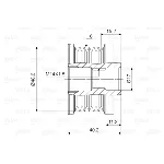 Jednosmerna spojnica alternatora VALEO VAL588102 IC-D1E962