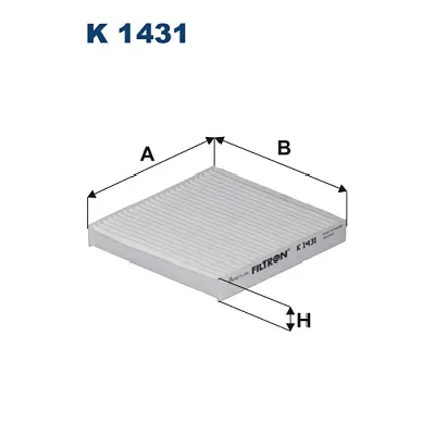 Komplet filtera, vazduh unutrašnjeg prostora FILTRON K 1431 IC-G0PHDN