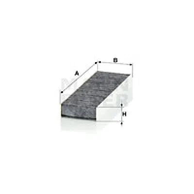 Komplet filtera, vazduh unutrašnjeg prostora MANN FILTER CUK 26 025-2 IC-G0NN90