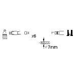 Komplet kablova za paljenje BOSCH 0 986 356 302 IC-9E5182 Komplet kablova za paljenje BOSCH 0 986 356 302 IC-9E5182
