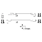 Komplet kablova za paljenje BOSCH 0 986 356 702 IC-588217 Komplet kablova za paljenje BOSCH 0 986 356 702 IC-588217
