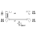 Komplet kablova za paljenje BOSCH 0 986 356 718 IC-502704 Komplet kablova za paljenje BOSCH 0 986 356 718 IC-502704