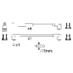 Komplet kablova za paljenje BOSCH 0 986 356 719 IC-502705 Komplet kablova za paljenje BOSCH 0 986 356 719 IC-502705