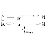 Komplet kablova za paljenje BOSCH 0 986 356 774 IC-502739