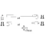 Komplet kablova za paljenje BOSCH 0 986 356 812 IC-502773 Komplet kablova za paljenje BOSCH 0 986 356 812 IC-502773