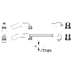 Komplet kablova za paljenje BOSCH 0 986 356 819 IC-502780 Komplet kablova za paljenje BOSCH 0 986 356 819 IC-502780