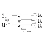 Komplet kablova za paljenje BOSCH 0 986 356 831 IC-502792 Komplet kablova za paljenje BOSCH 0 986 356 831 IC-502792