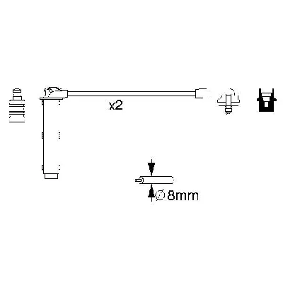 Komplet kablova za paljenje BOSCH 0 986 356 833 IC-502793