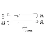 Komplet kablova za paljenje BOSCH 0 986 356 841 IC-502800 Komplet kablova za paljenje BOSCH 0 986 356 841 IC-502800