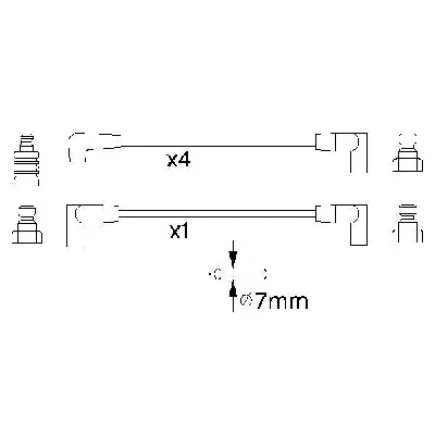 Komplet kablova za paljenje BOSCH 0 986 356 852 IC-502811