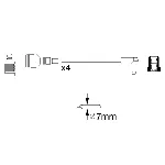 Komplet kablova za paljenje BOSCH 0 986 356 856 IC-502815 Komplet kablova za paljenje BOSCH 0 986 356 856 IC-502815