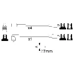 Komplet kablova za paljenje BOSCH 0 986 356 864 IC-502823 Komplet kablova za paljenje BOSCH 0 986 356 864 IC-502823