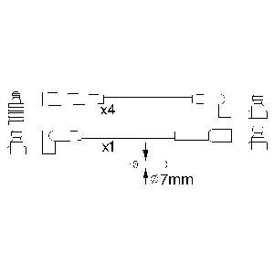 Komplet kablova za paljenje BOSCH 0 986 356 886 IC-502843 Komplet kablova za paljenje BOSCH 0 986 356 886 IC-502843