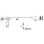 Komplet kablova za paljenje BOSCH 0 986 356 928 IC-502861