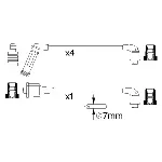 Komplet kablova za paljenje BOSCH 0 986 356 990 IC-A14254