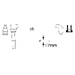 Komplet kablova za paljenje BOSCH 0 986 356 992 IC-A70487