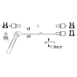 Komplet kablova za paljenje BOSCH 0 986 357 161 IC-A094FB