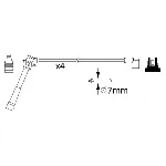 Komplet kablova za paljenje BOSCH 0 986 357 198 IC-A704B5