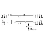 Komplet kablova za paljenje BOSCH 0 986 357 220 IC-A704C6