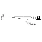 Komplet kablova za paljenje BOSCH 0 986 357 221 IC-9E5196
