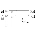 Komplet kablova za paljenje BOSCH 0 986 357 223 IC-A6257B